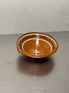 Vintage small ceramic mixing bowl side view
