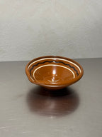 Vintage glazed mixing bowl, small size