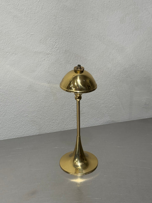 1960s Hejl oil lamp in lacquered brass