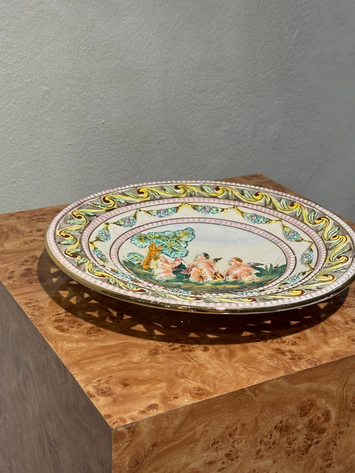 Capodimonte Relief Plate