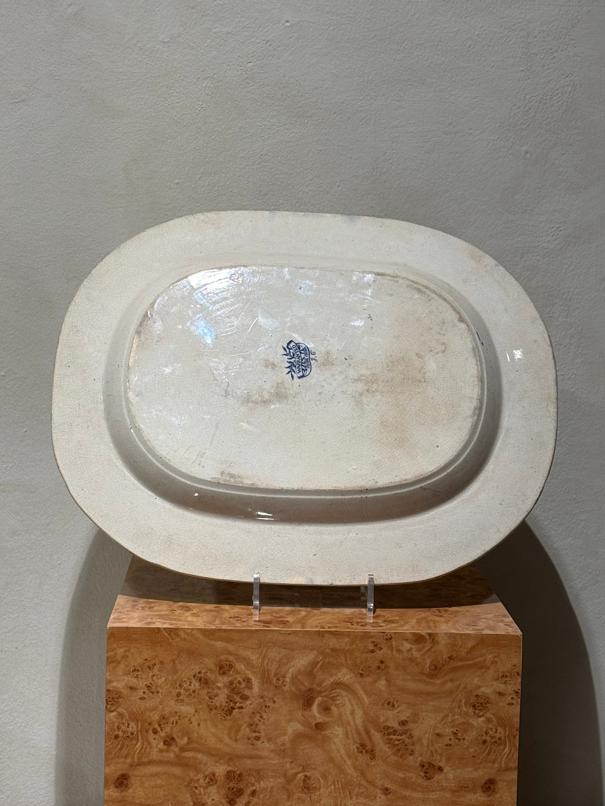 Large Blue Willow Platter