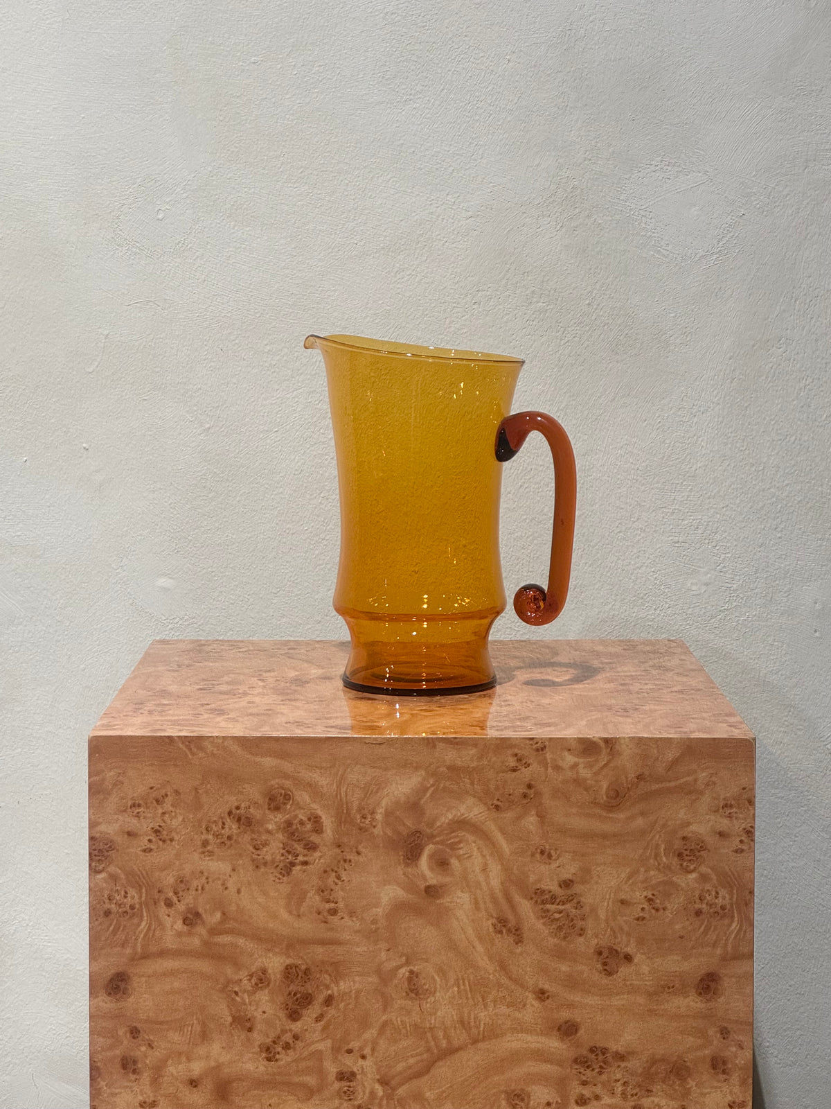 Amber Glass Pitcher
