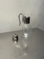 Silver-Plated Glass Wine Pitcher – product image 3