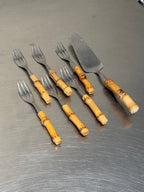 Bamboo Dessert Utensils Set of 7 – product image 1