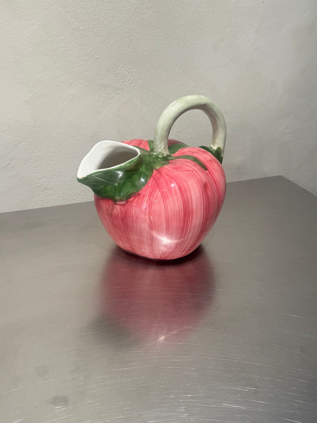 Portuguese Majolica Fruit Pitcher – product image 1