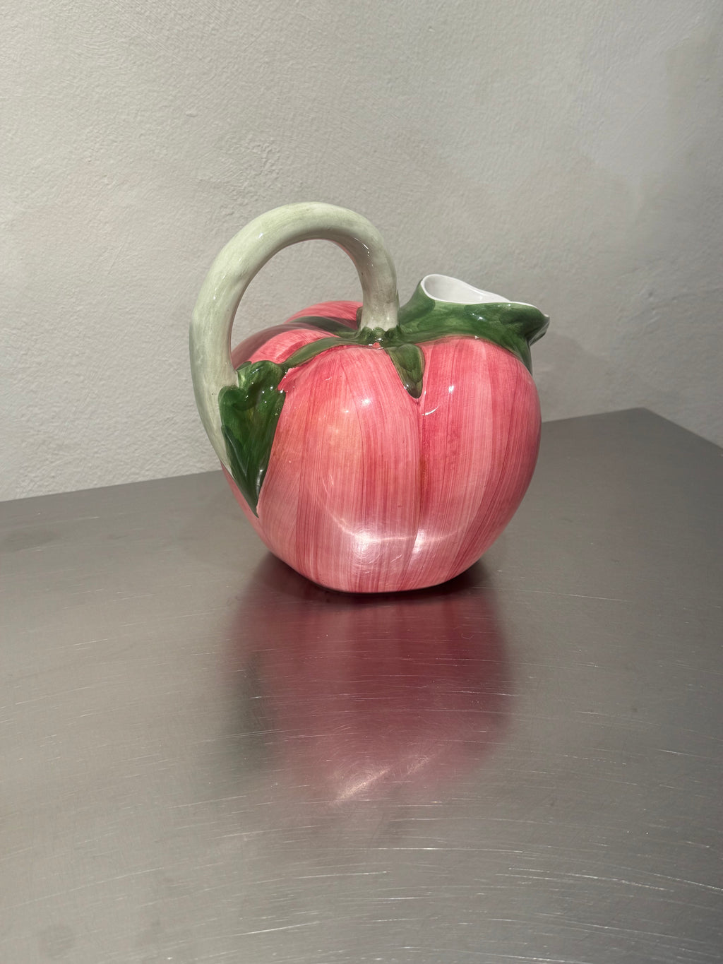 Portuguese Majolica Fruit Pitcher – product image 2
