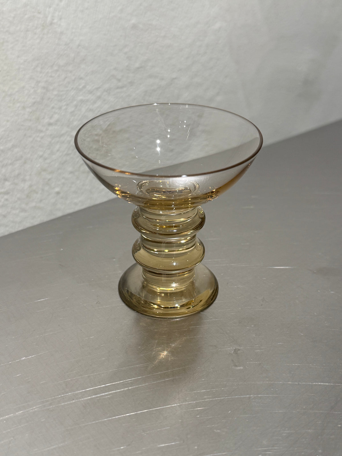 Amber Coupe Glasses Set of 8