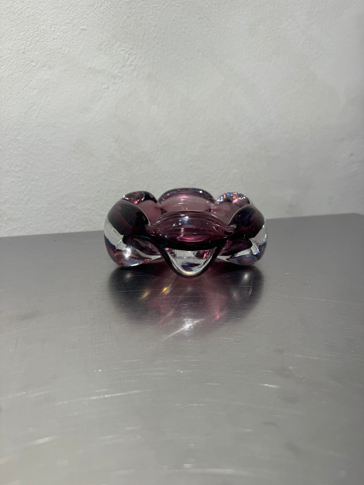 Åfors Purple Crystal Ashtray