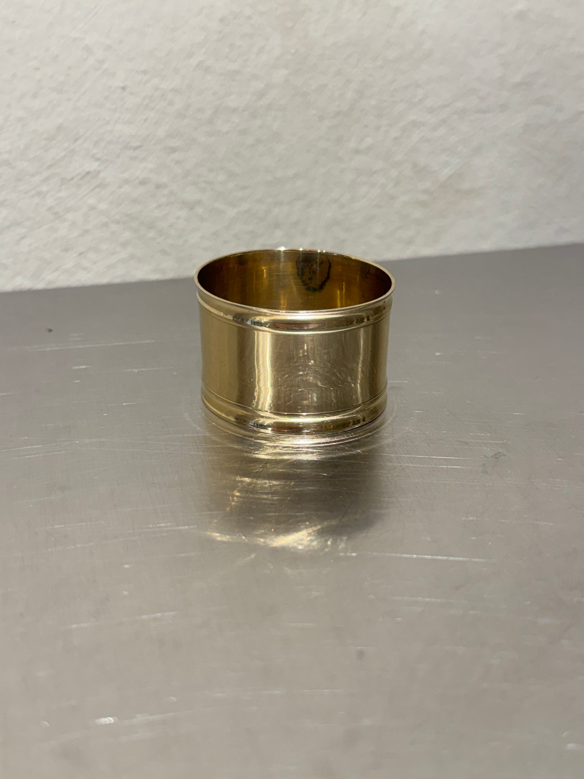 Brass Napkin Rings Set of 6