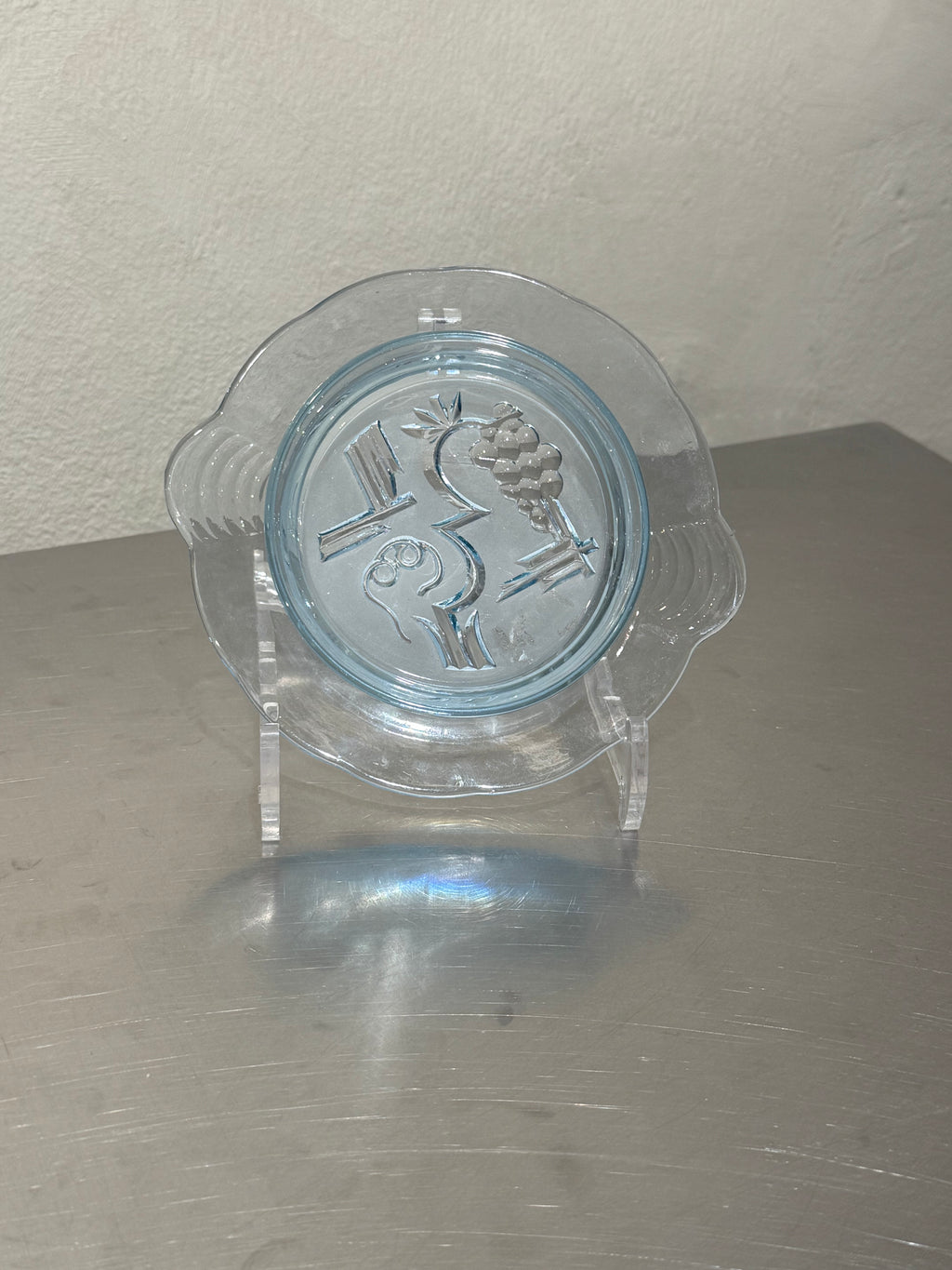 Elme Art Deco Glass Tray – product image 1