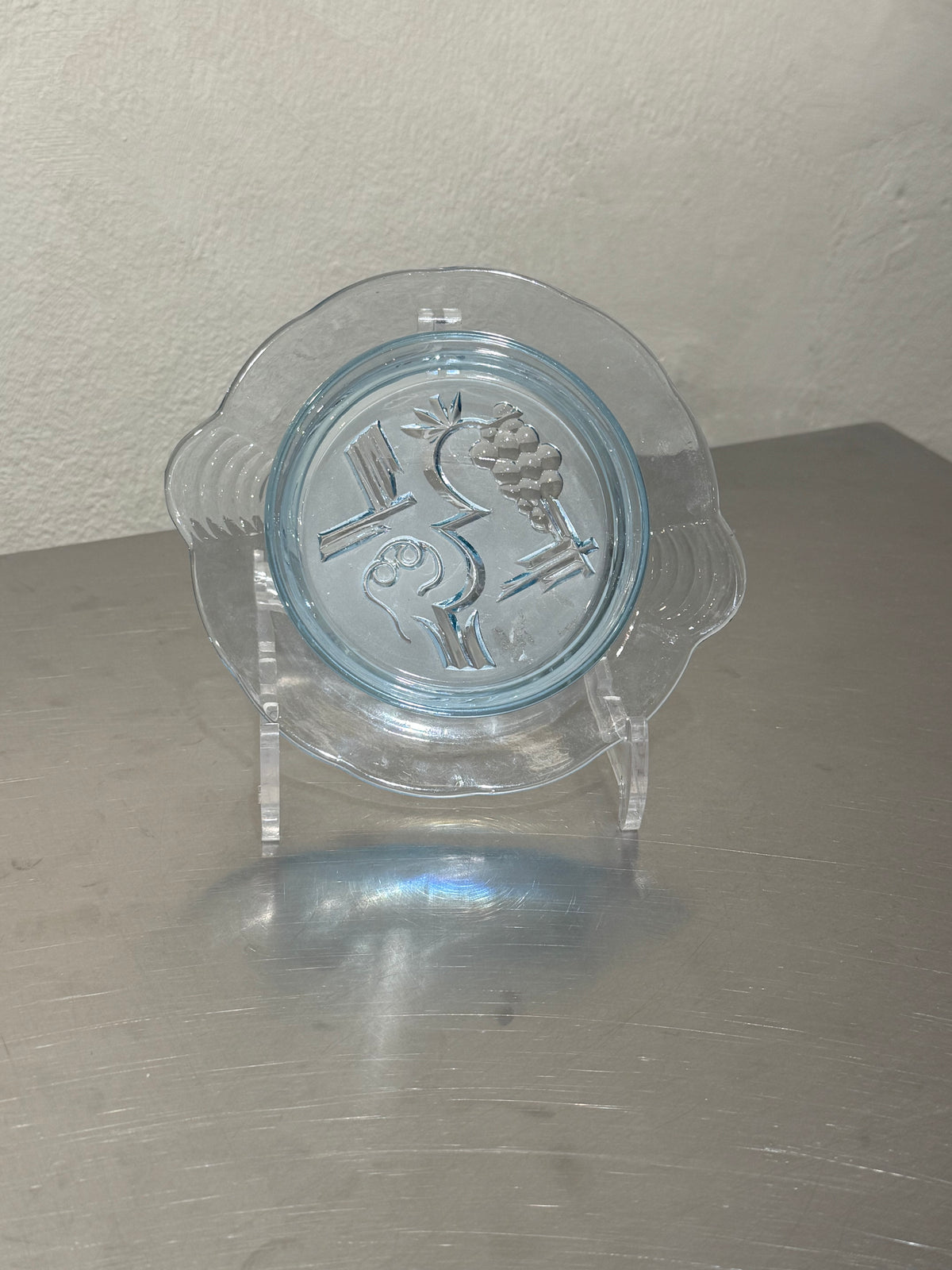 Elme Art Deco Glass Tray – product image 1