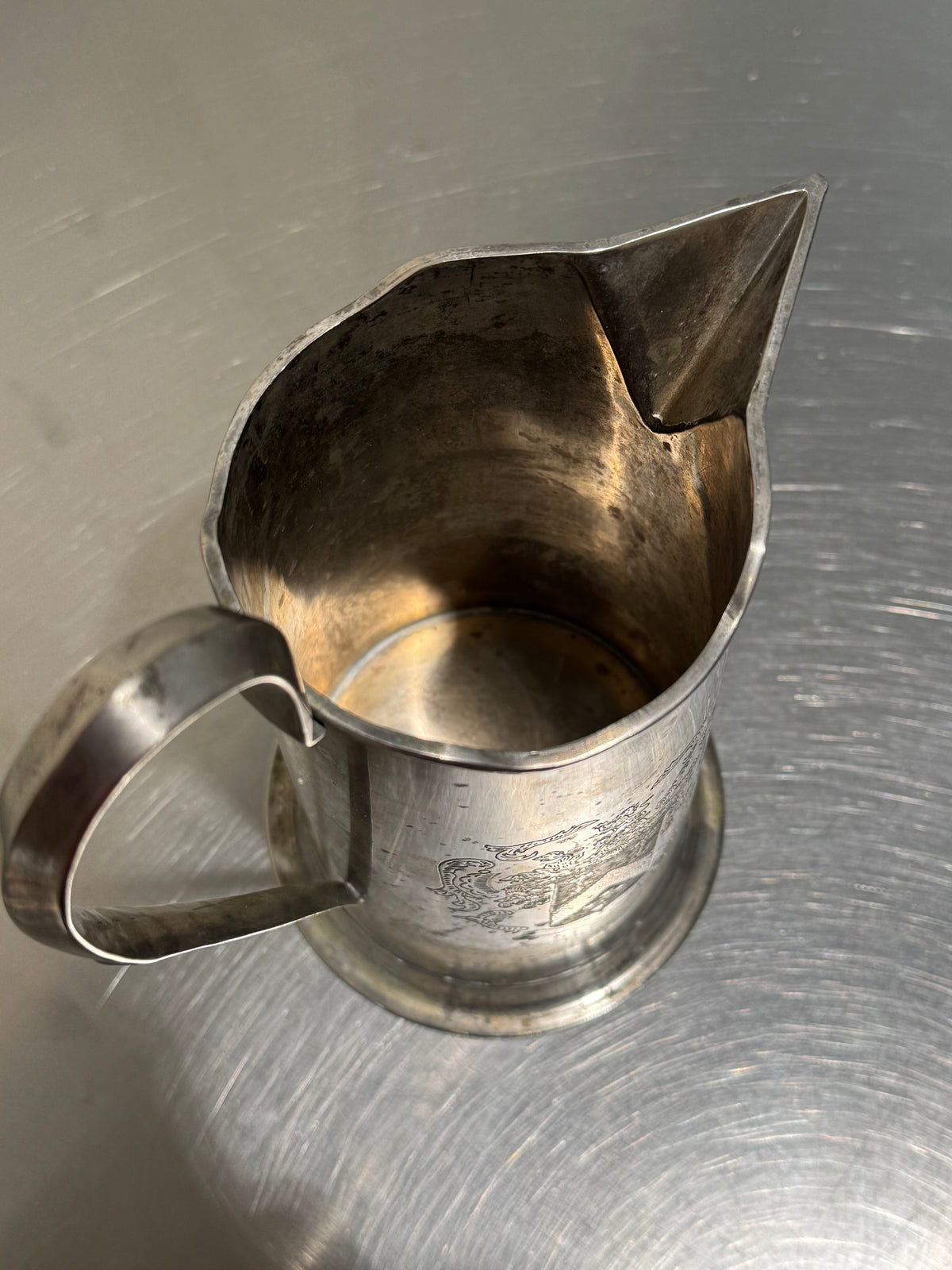 Silver-Plated Beer Pitcher – product image 3