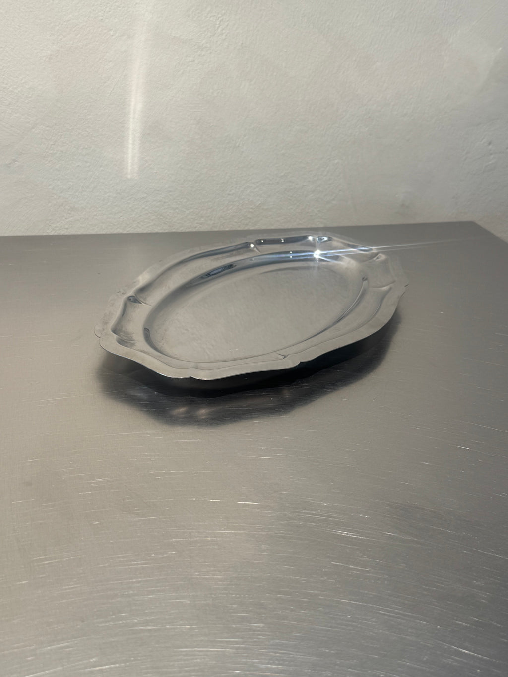 French Stainless Steel Platter – product image 1
