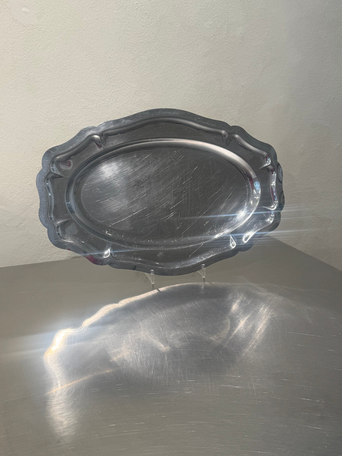 French Stainless Steel Platter – product image 3