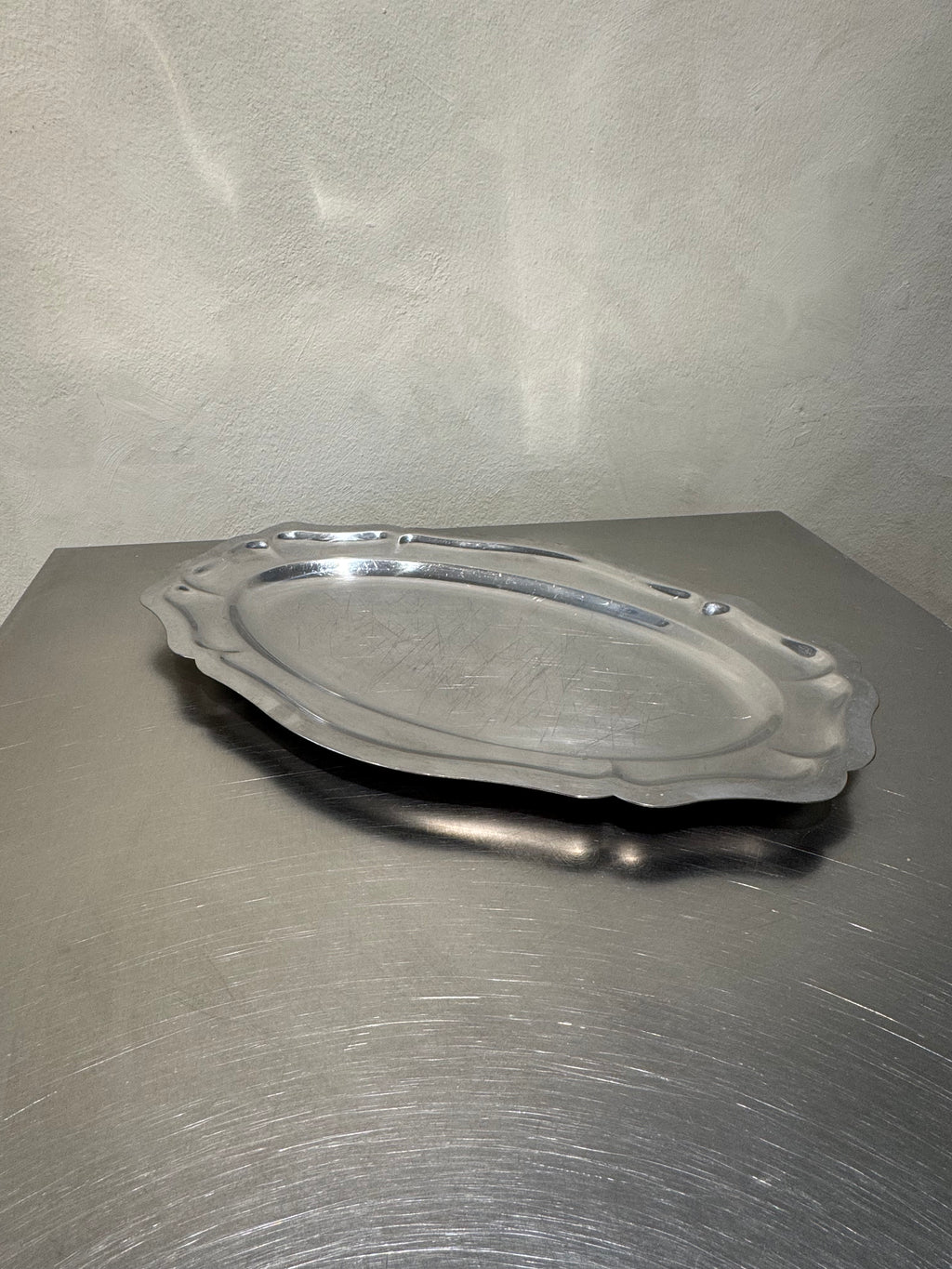 French Stainless Steel Platter – product image 1