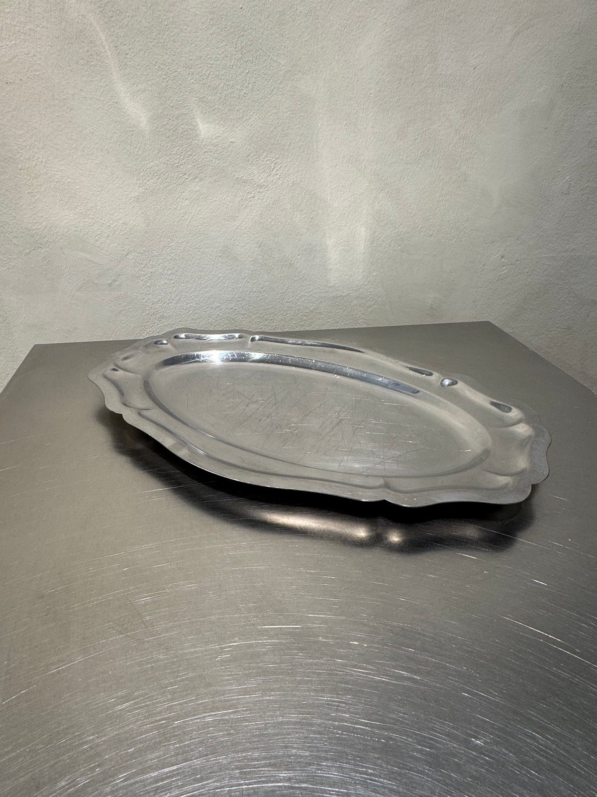 French Stainless Steel Platter – product image 1