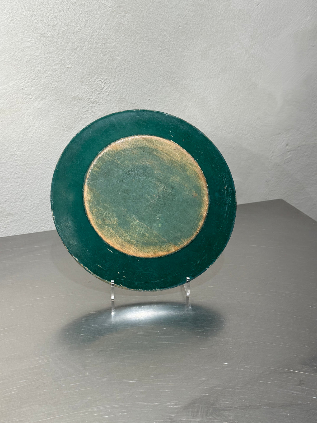 Painted Wooden Folk Art Plate – product image 2