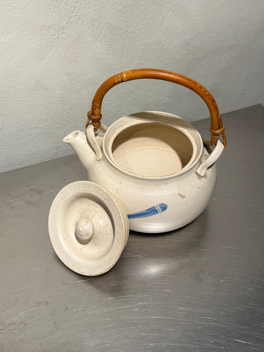 1980s Handmade Teapot – product image 3