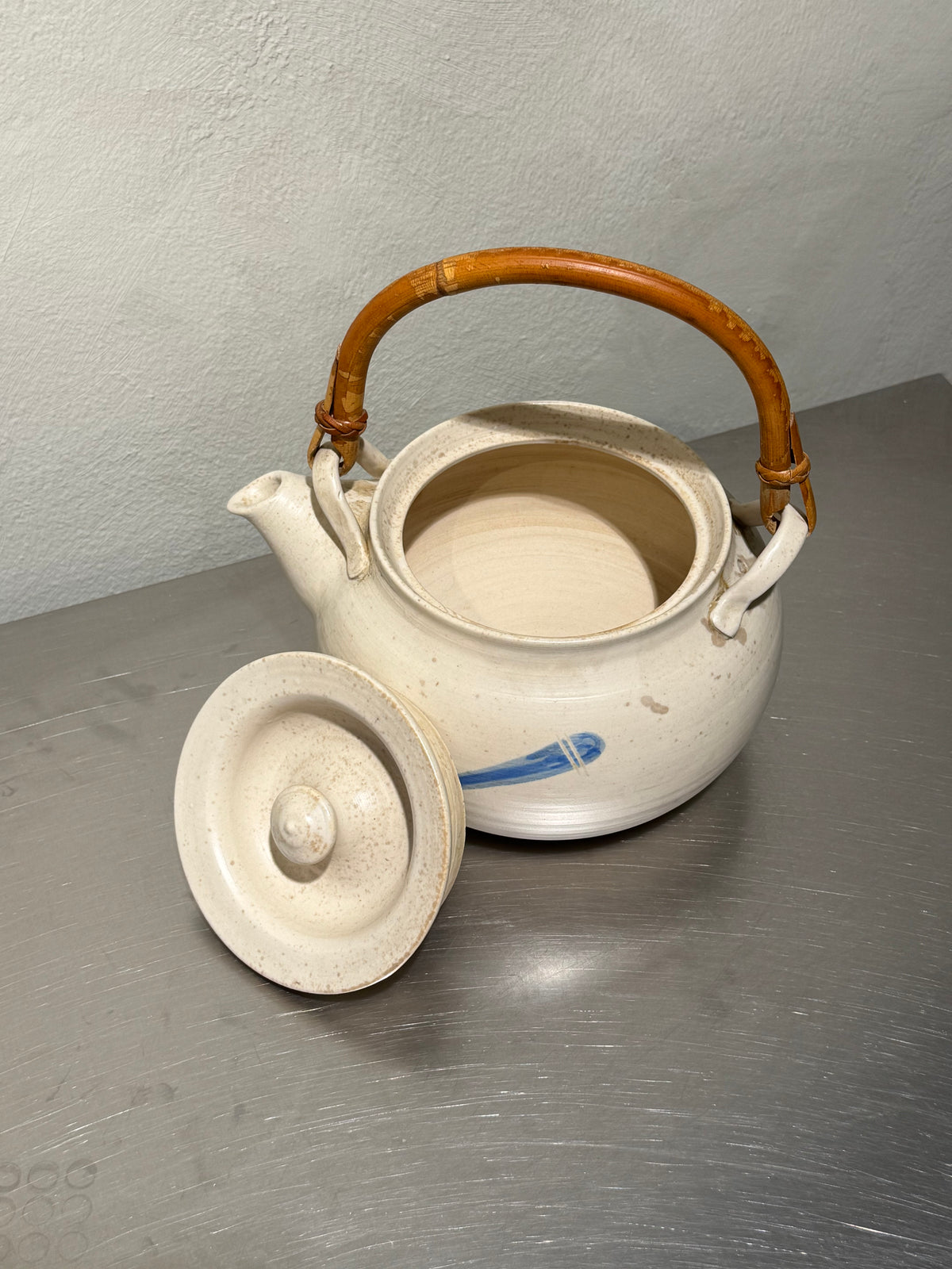 1980s Handmade Teapot – product image 3