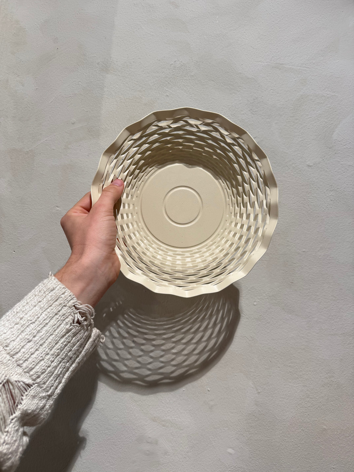 Round Bread Basket Cream – product image 3