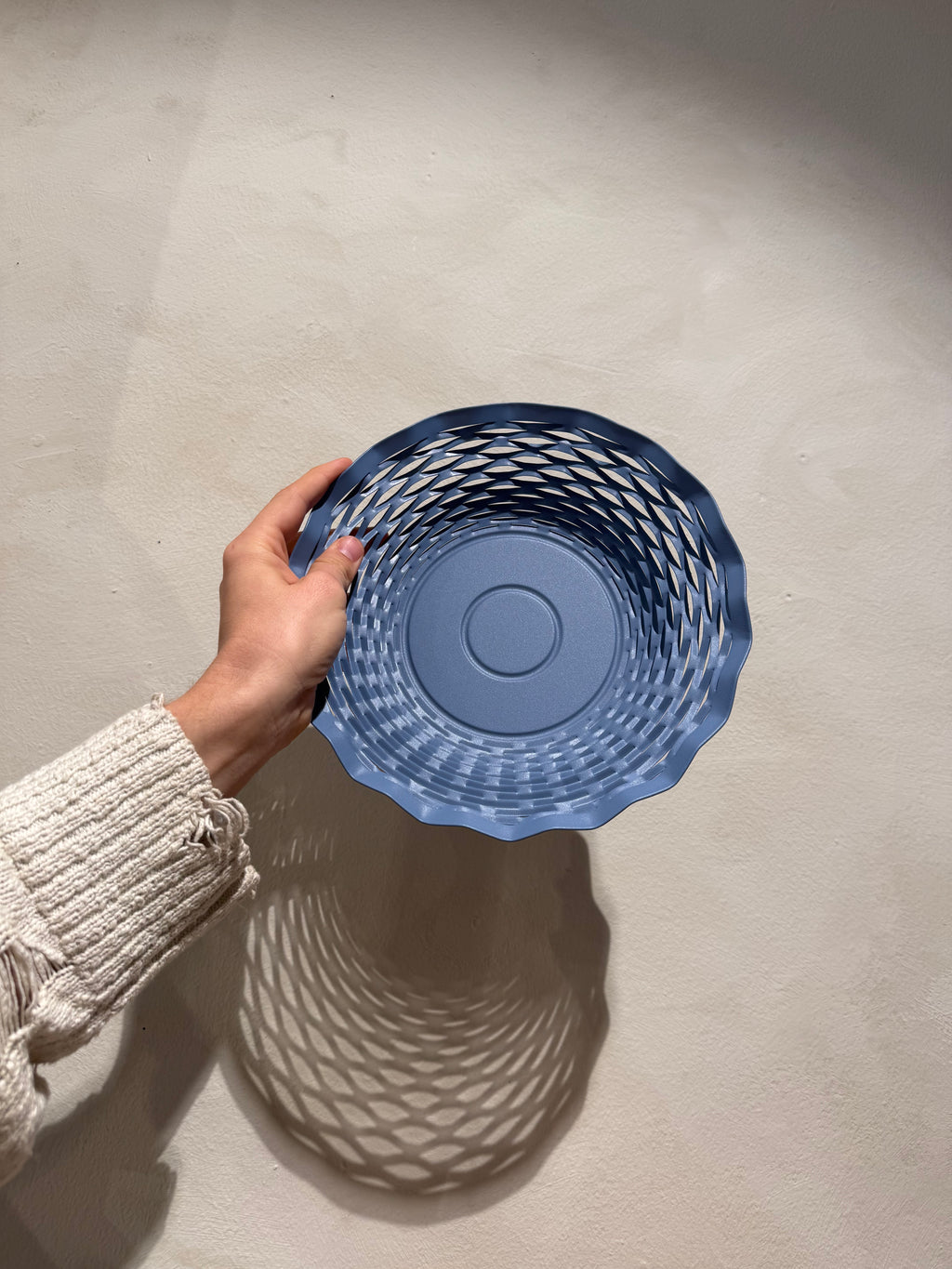Round Bread Basket Pastel Blue – product image 3