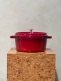 Staub red cast iron cocotte 5.25 L