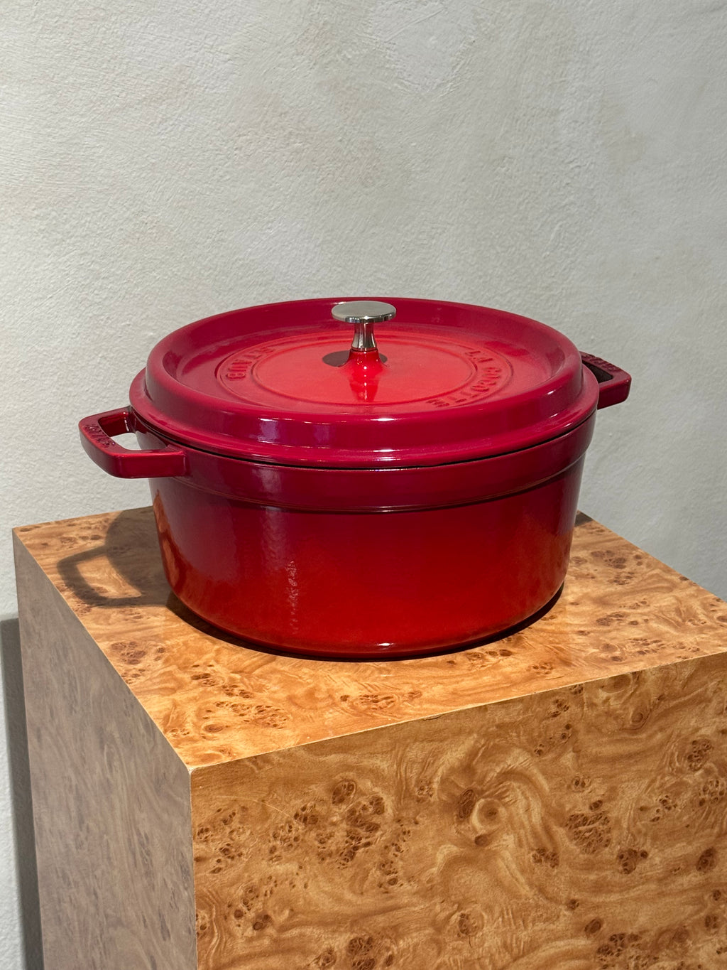 Staub red cast iron cocotte 5.25 L