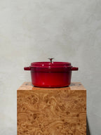 Staub gjutjärnsgryta 3,7 L röd