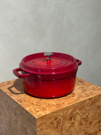 Staub gjutjärnsgryta 3,7 L röd