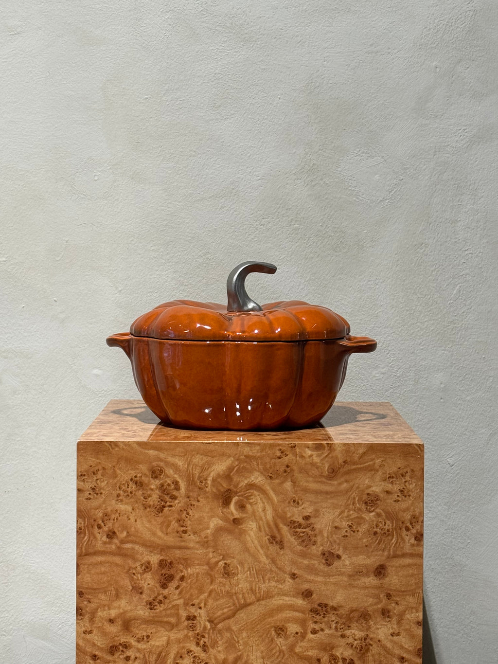 Staub pumpkin cast iron cocotte