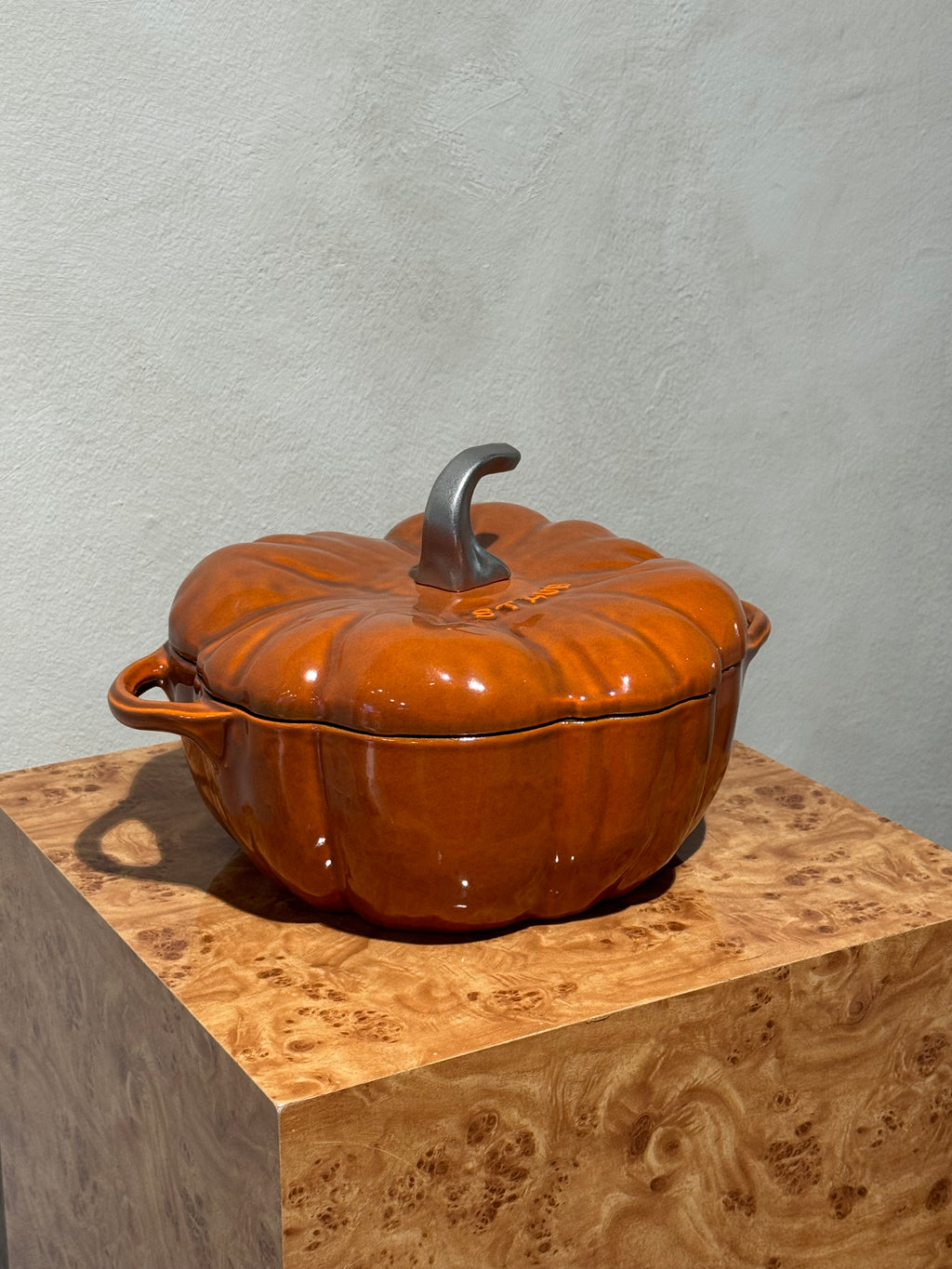Staub pumpkin cast iron cocotte
