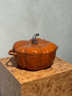 Staub pumpkin cast iron cocotte