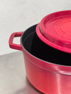 Staub gjutjärnsgryta 3,7 L röd