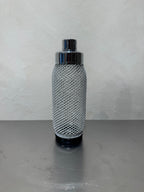 1960s metal mesh cocktail shaker, vintage barware