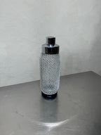 Vintage cocktail shaker with metal mesh from the 1960s