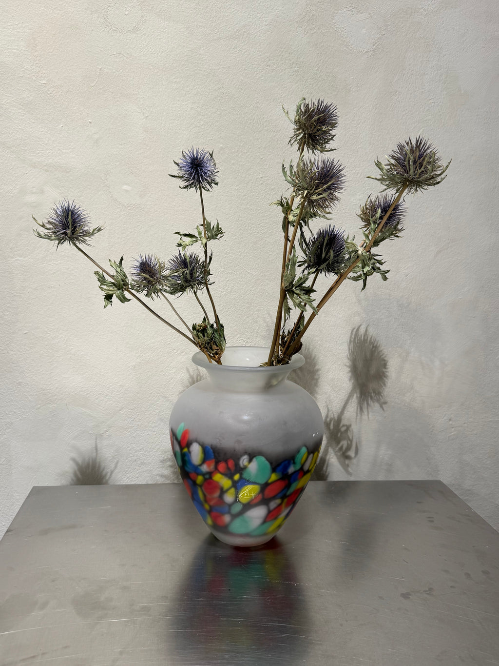 1980s Confetti Glass Vase – product image 3