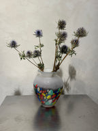 1980s Confetti Glass Vase – product image 3