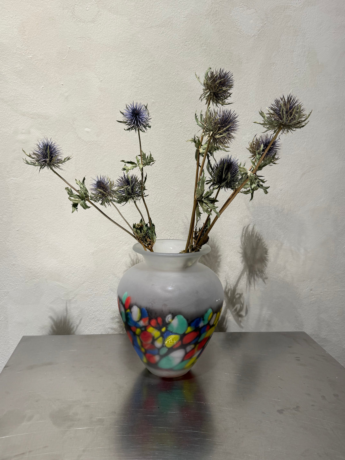 1980s Confetti Glass Vase – product image 3