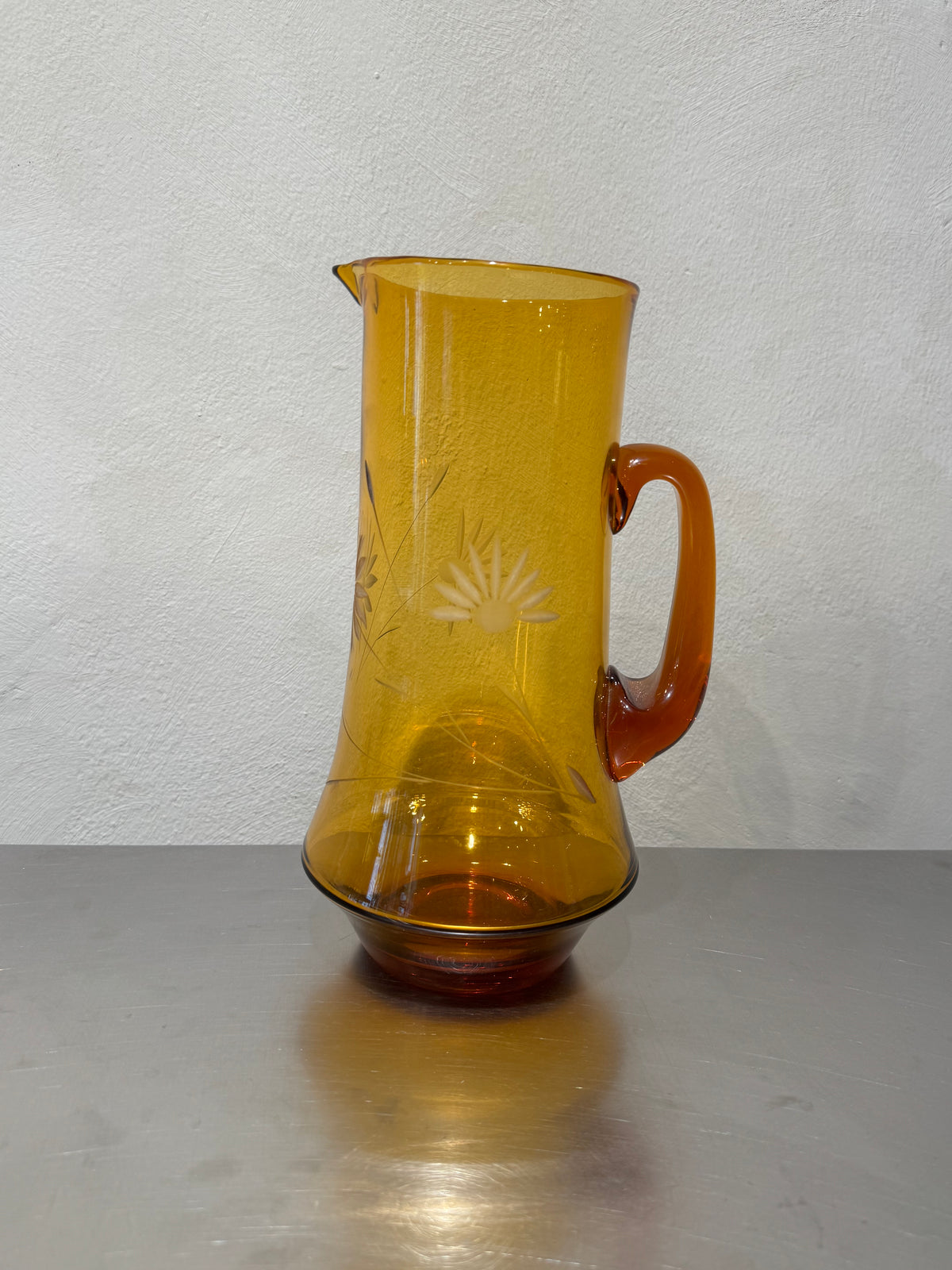 Amber Pitcher and Glasses Set of 7 – product image 2