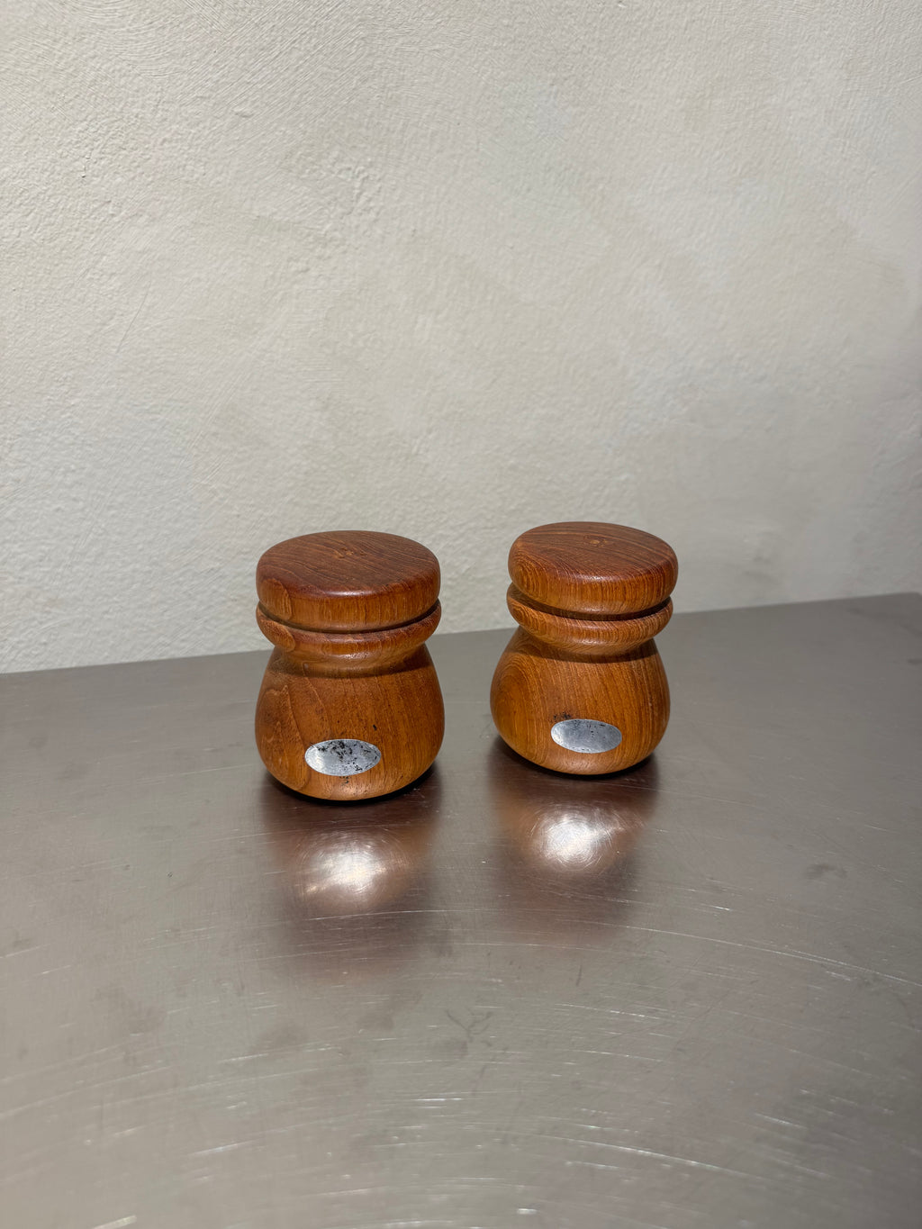 Teak Salt and Pepper Shakers – product image 1
