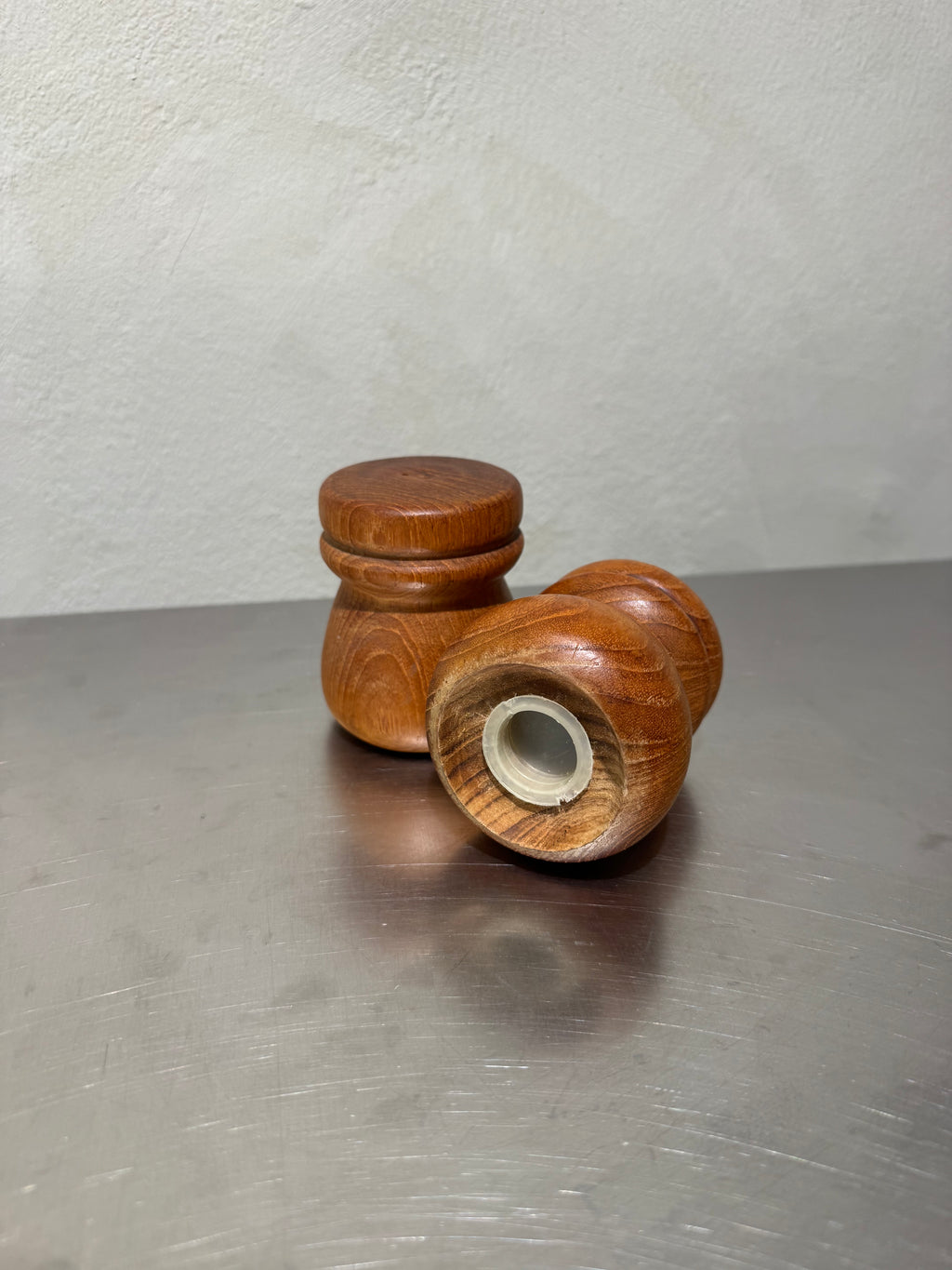 Teak Salt and Pepper Shakers – product image 3