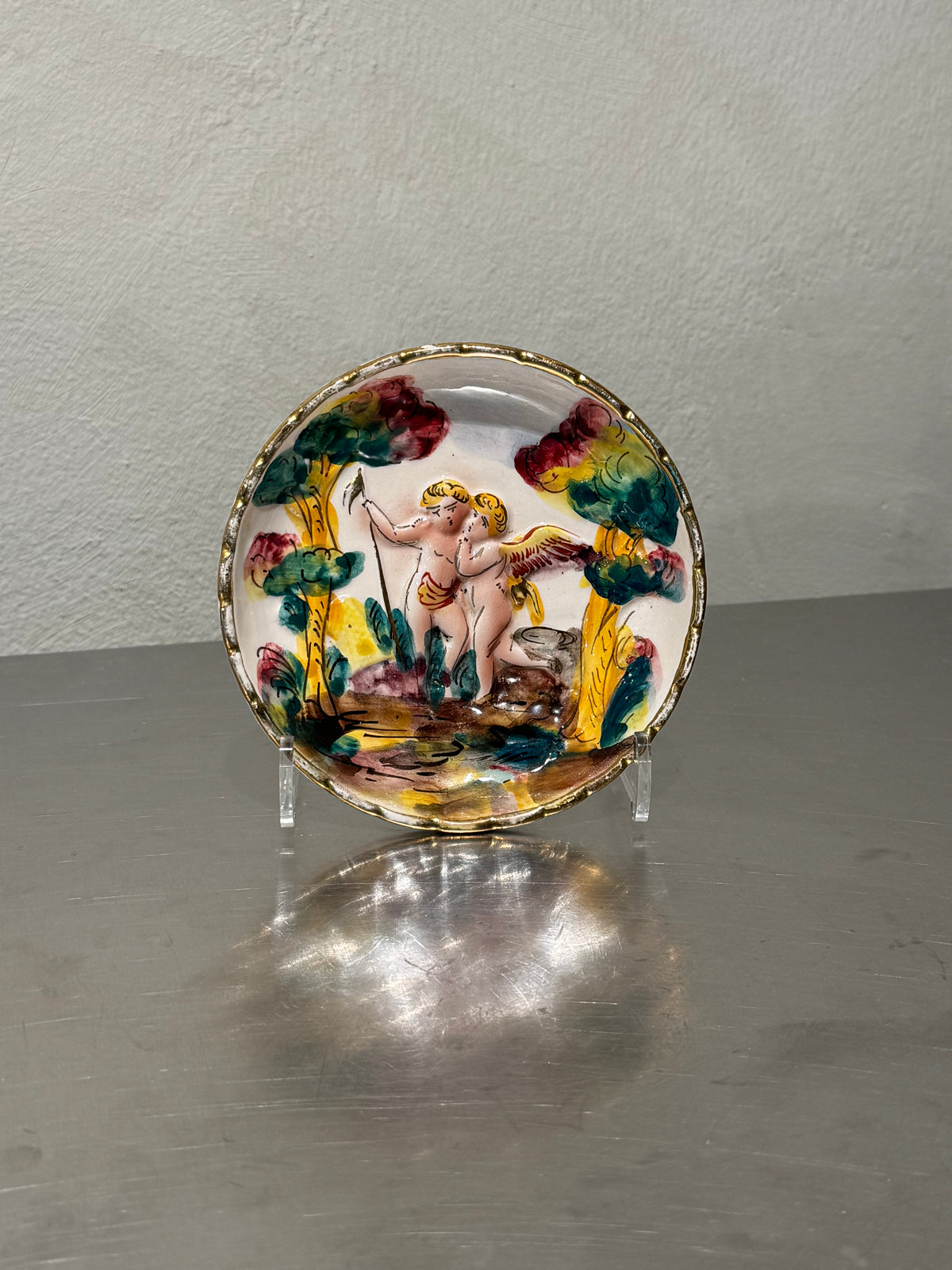 Capodimonte Cherub Coin Tray – product image 2