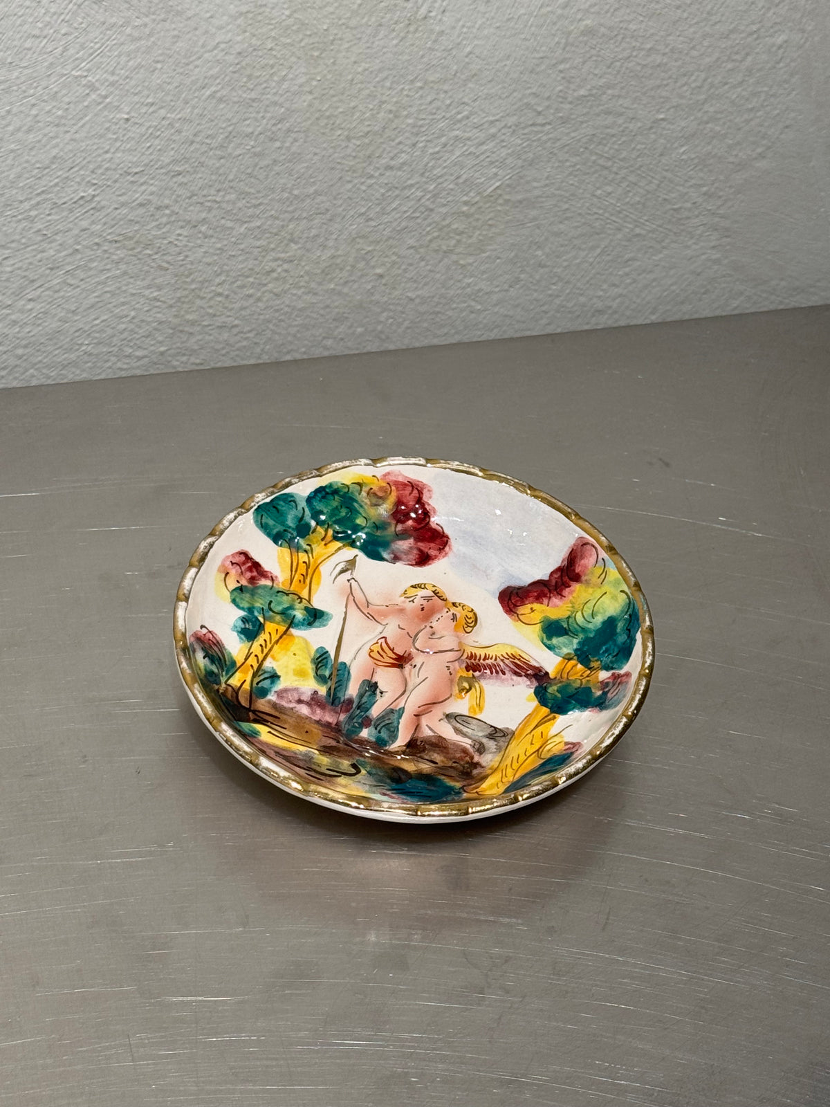 Capodimonte Cherub Coin Tray – product image 1