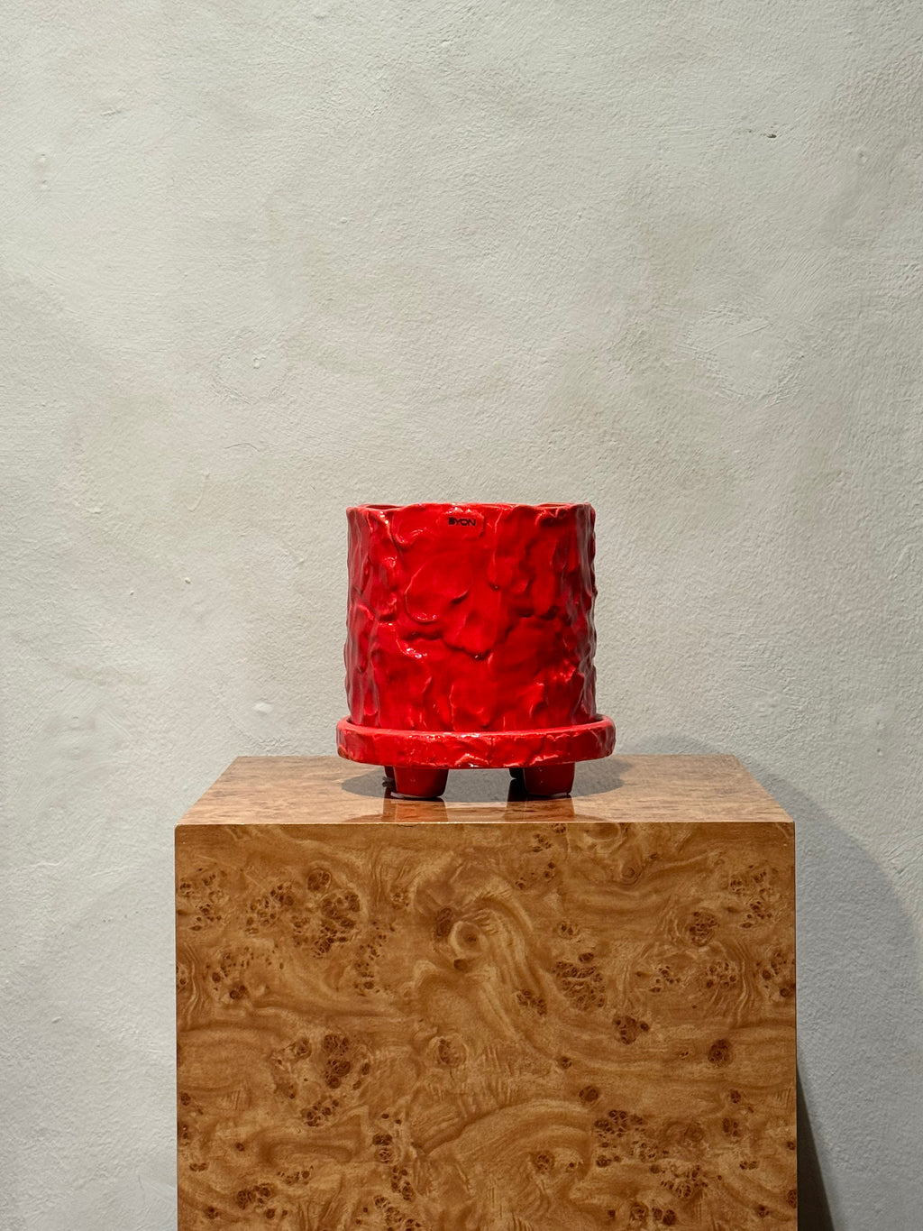 Muddy S pot in red