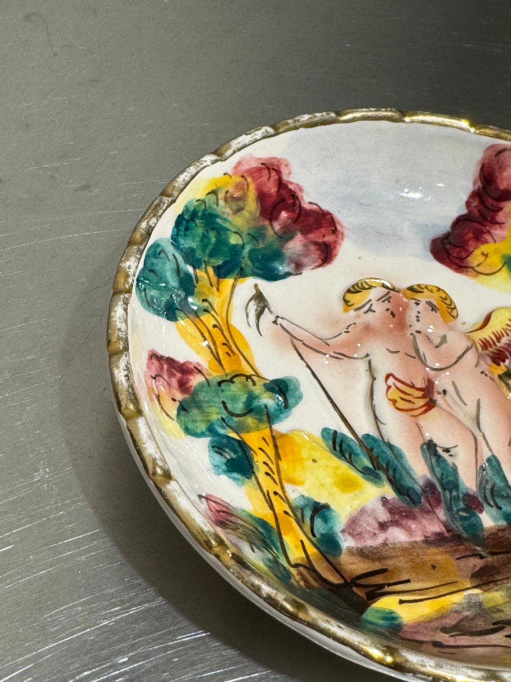 Capodimonte Cherub Coin Tray – product image 3