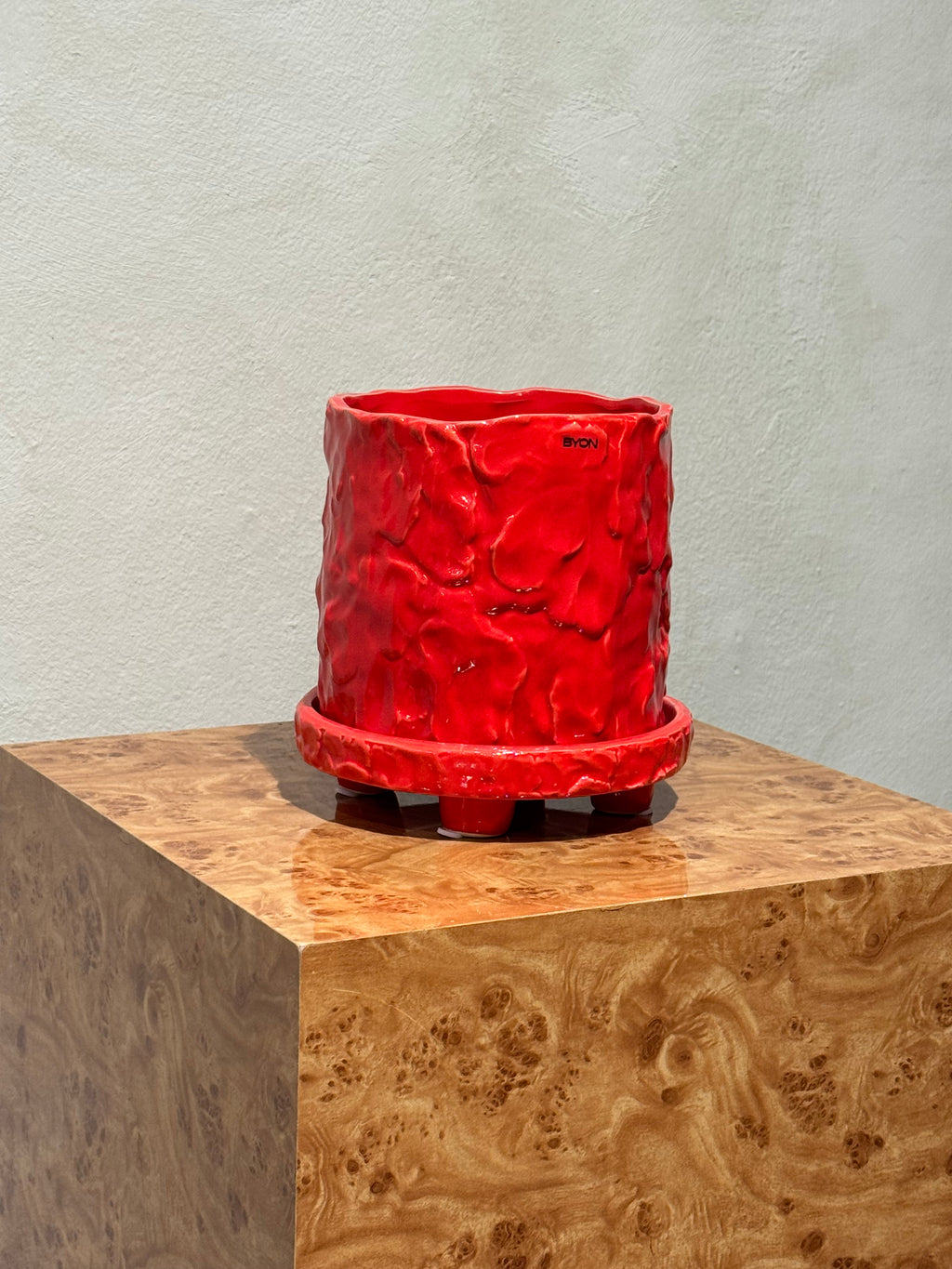 Muddy S pot in red