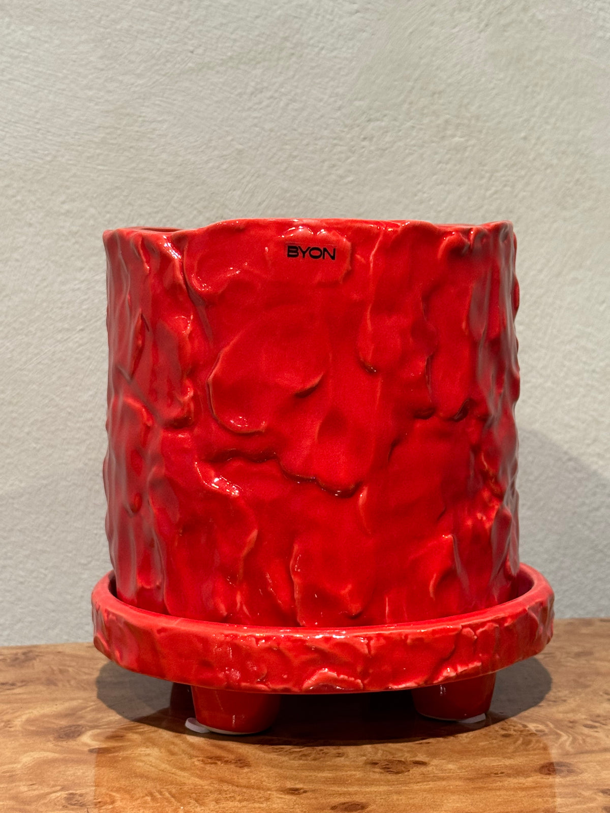 Muddy S pot in red