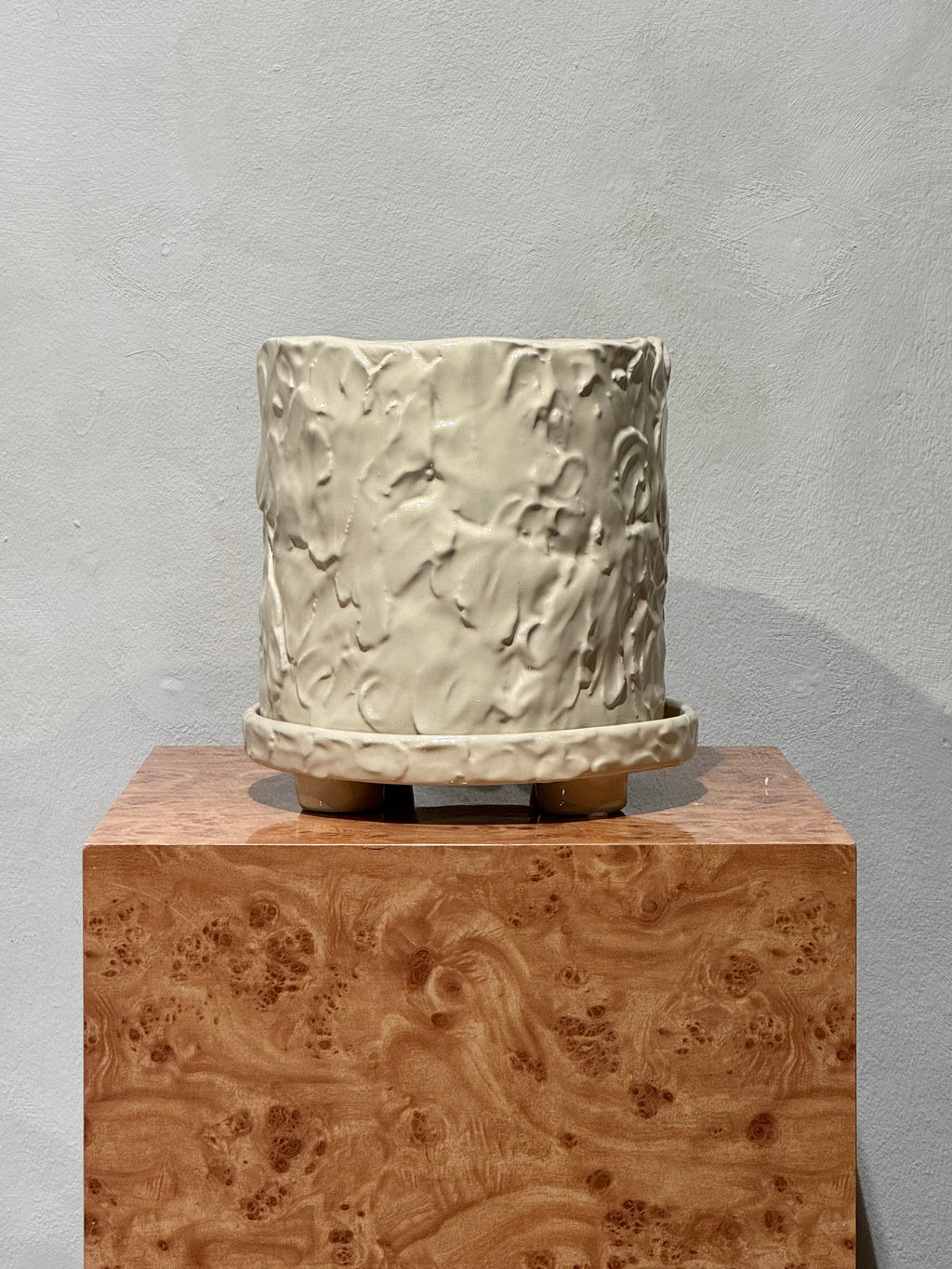 Muddy L pot in beige