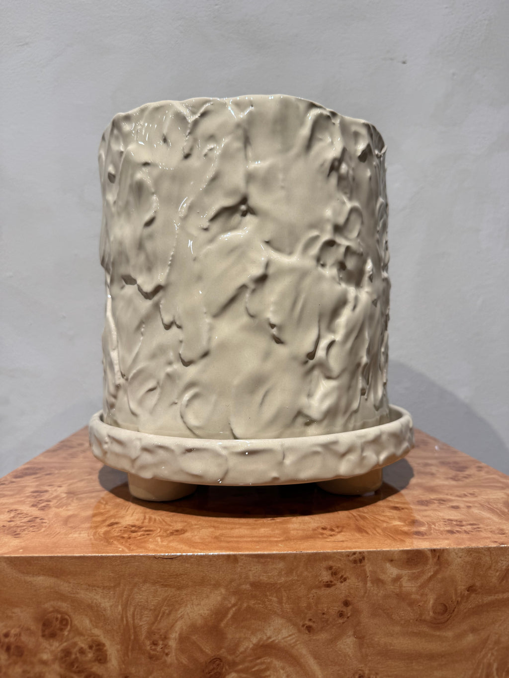 Muddy L pot in beige