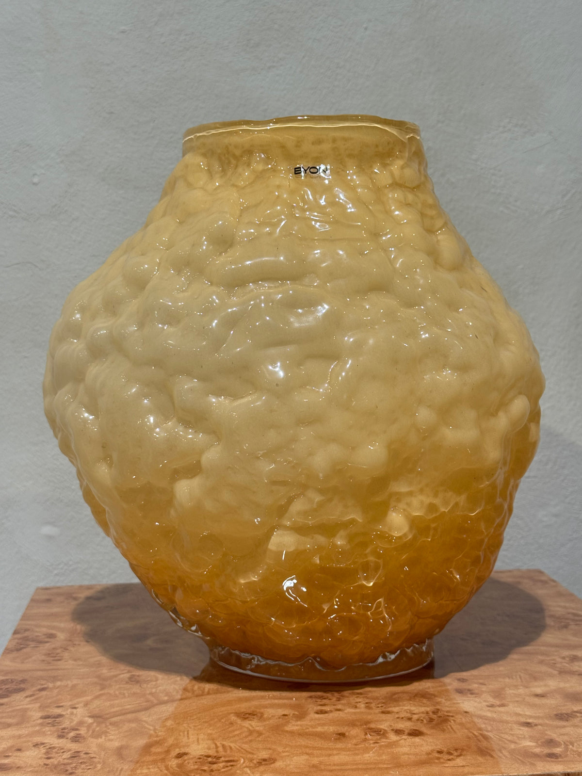 Corallo M vase in yellow